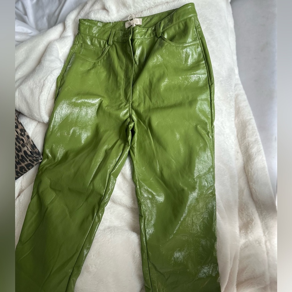 Shiny Green Pants